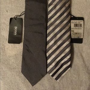 Hugo Boss Italian-Made Silk 2 piece Ties